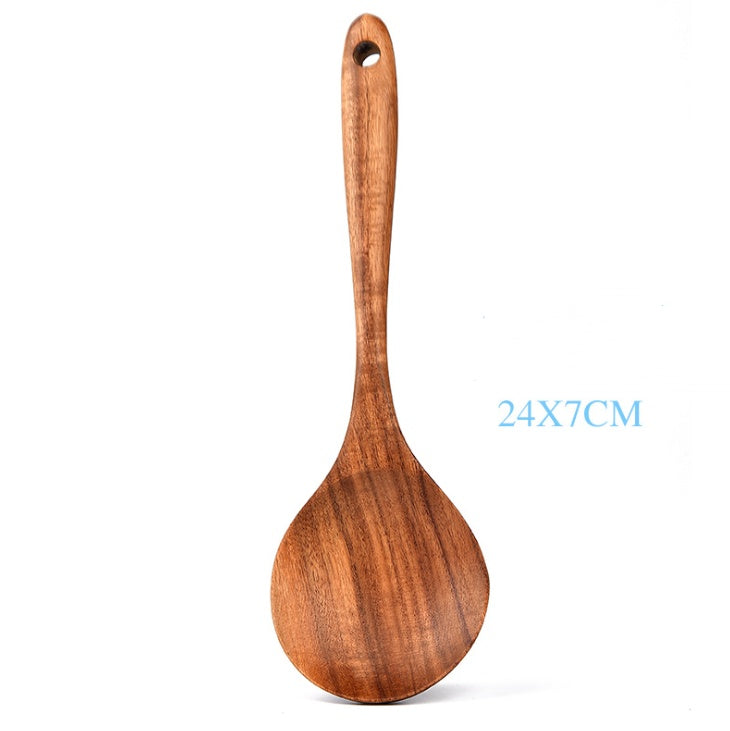 Natural Wood Cooking Utensil Set