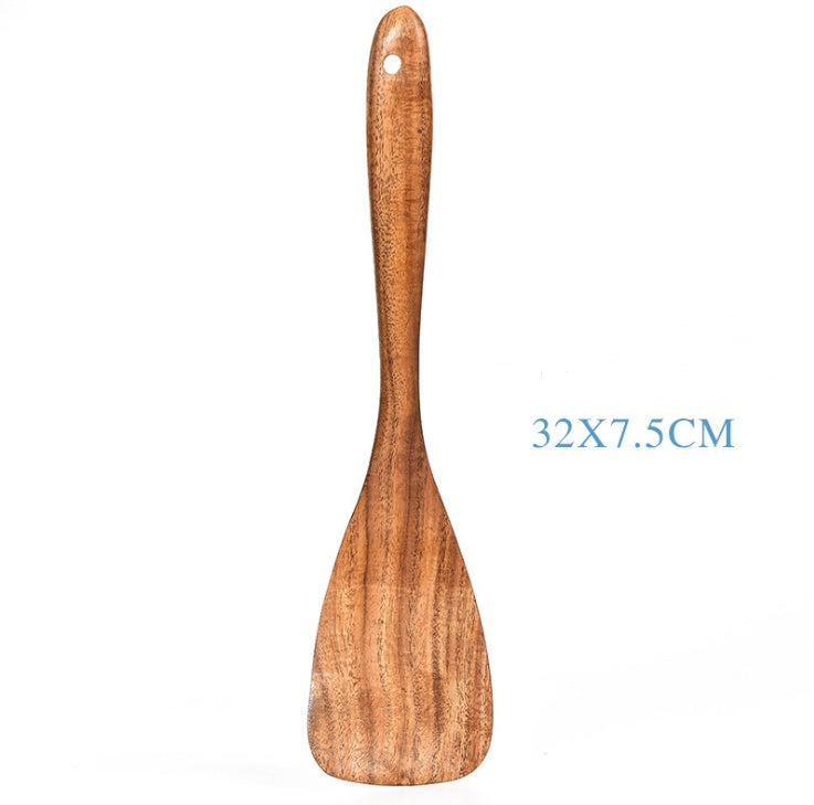 Natural Wood Cooking Utensil Set