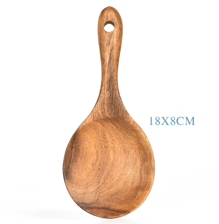 Natural Wood Cooking Utensil Set
