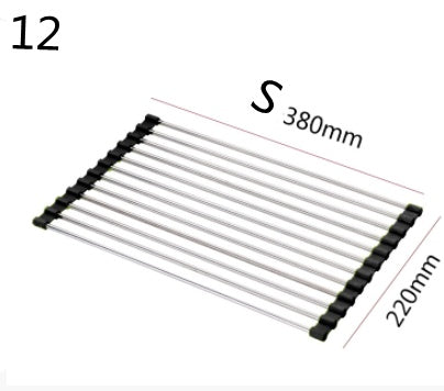 Roll-Up Over-the-Sink Drying Rack
