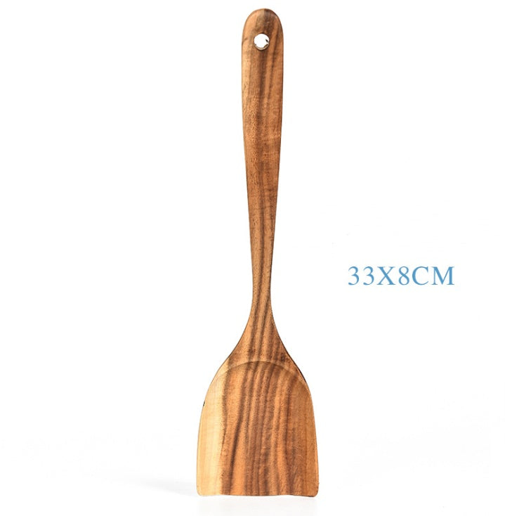 Natural Wood Cooking Utensil Set
