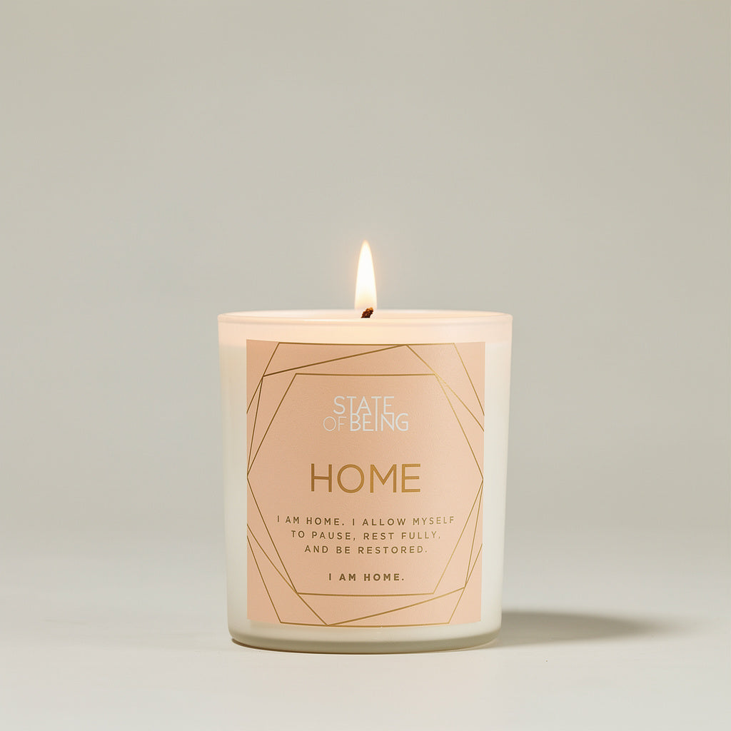 Home Affirmation Candle — Pumpkin Spice & Vanilla