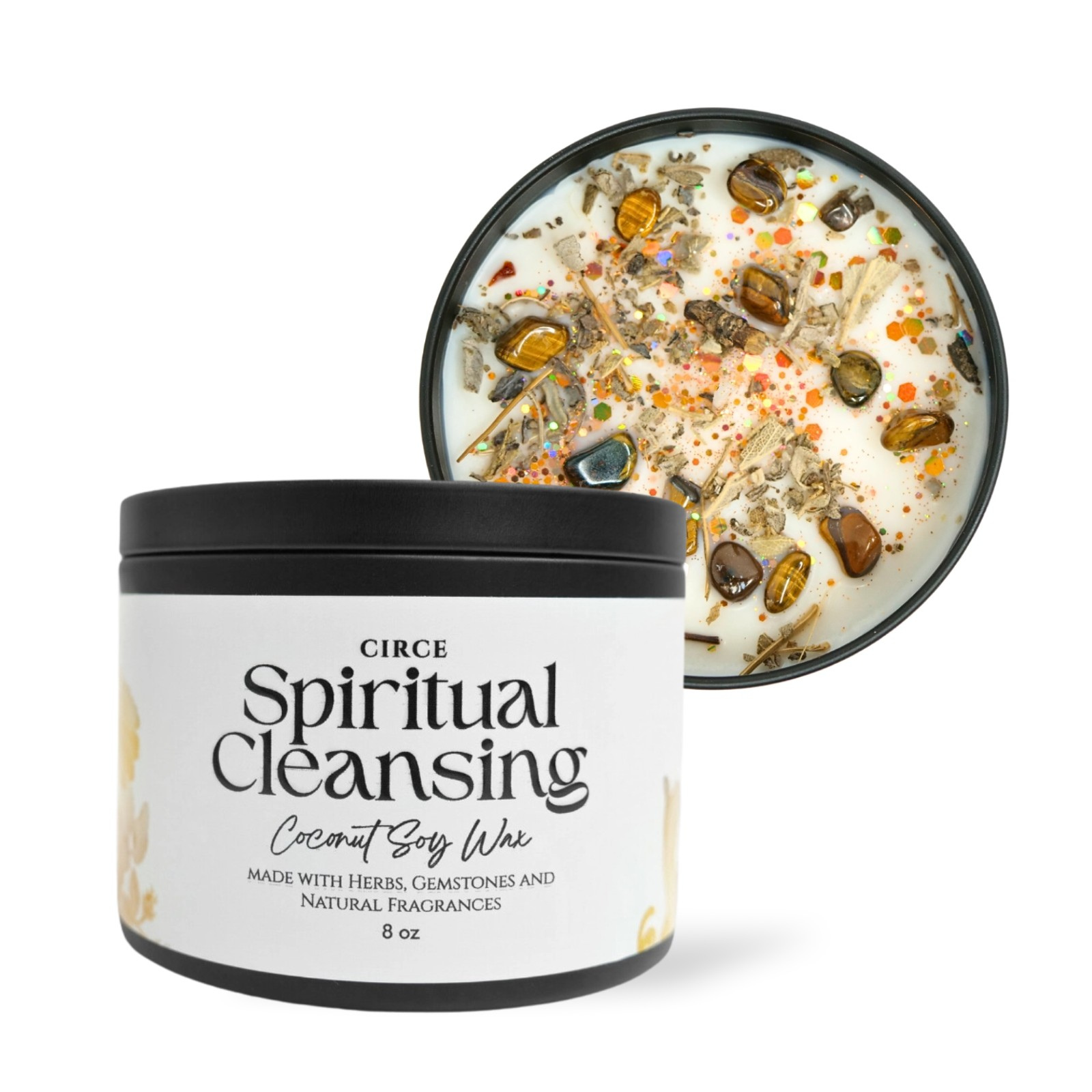 Spiritual Cleansing Candle — Cedarwood Sage