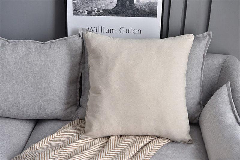 Floral Embroidered Throw Pillow Cover
